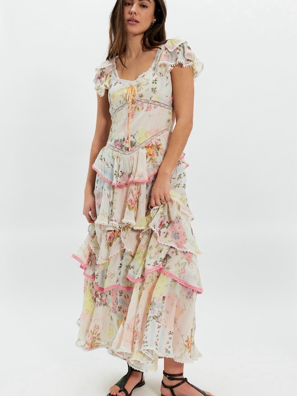Free People Love You Bunches Midi Dress